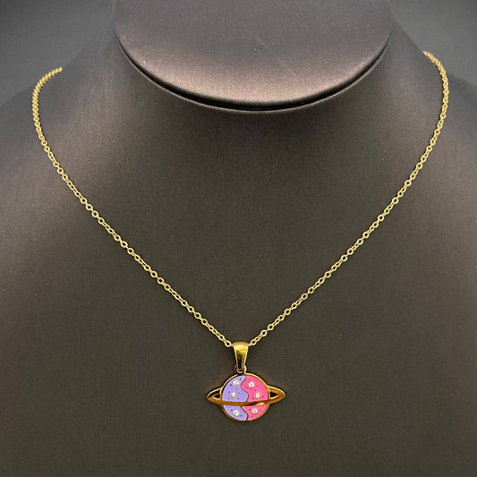 Planet necklace