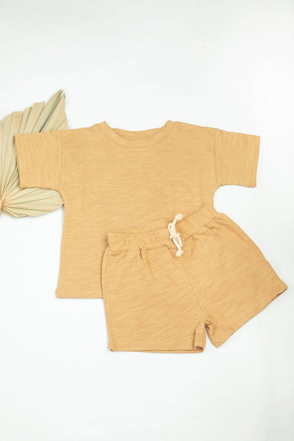 organic copper shirt & short set
