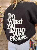 Do what you please