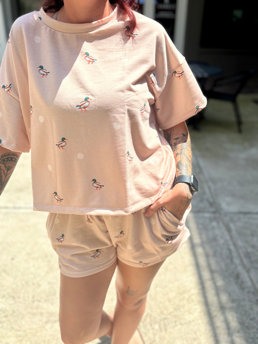 Ducks & dots shorts
