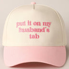 Put it on my husband's
