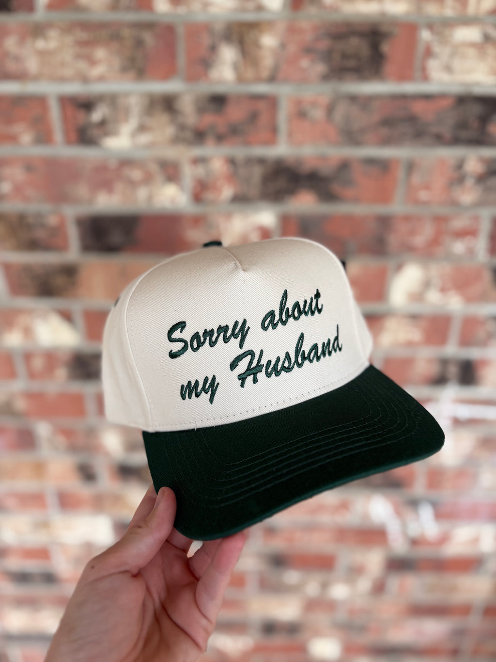 Sorry about my husband