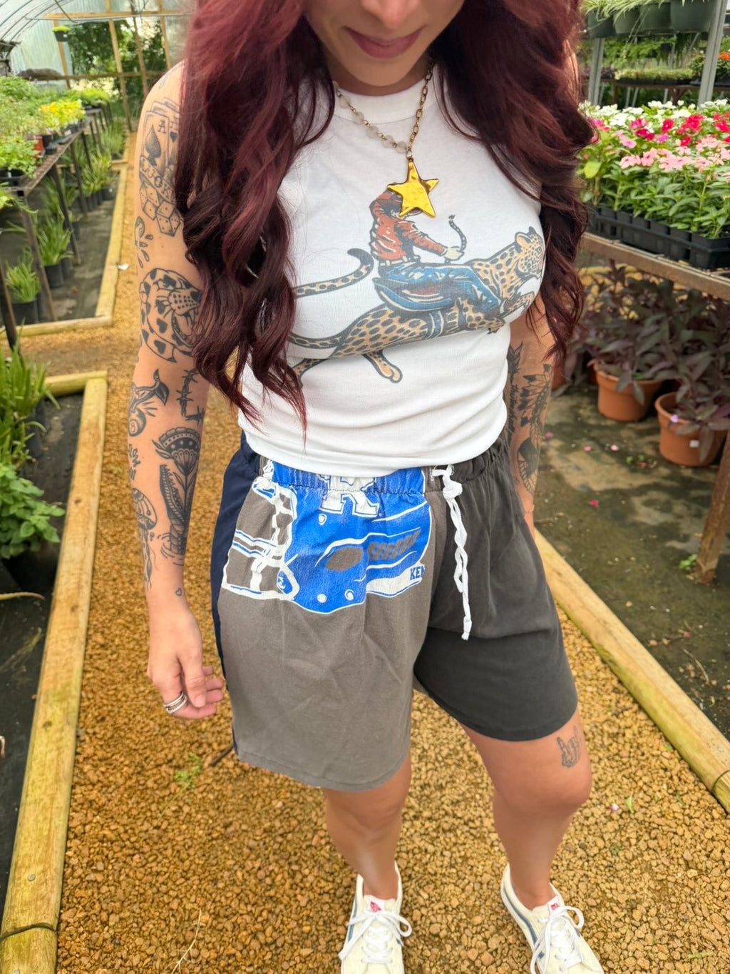 Wildcat Patchwork Shorts