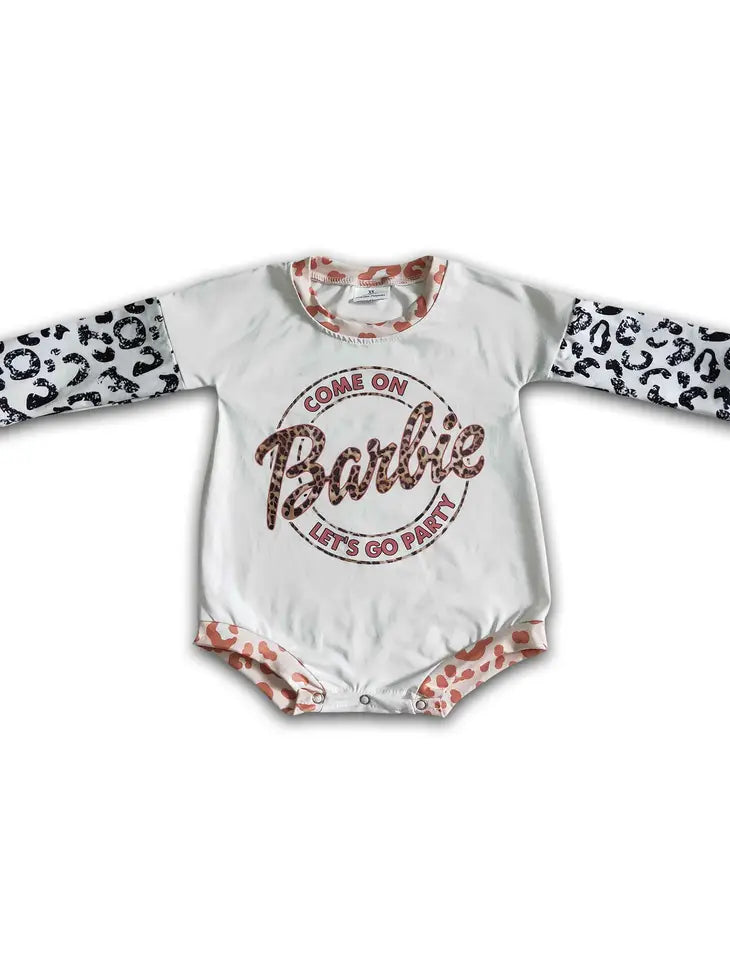 come on barbie romper