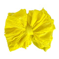 bright yellow ruffle headwrap