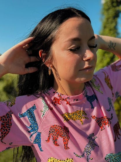 chained in shine earrings