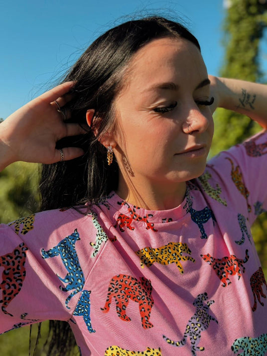 chained in shine earrings