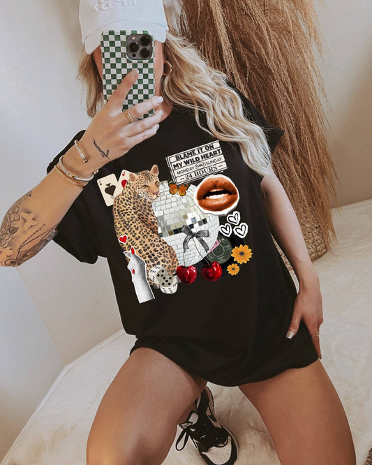 Wild Heart Collage Tee