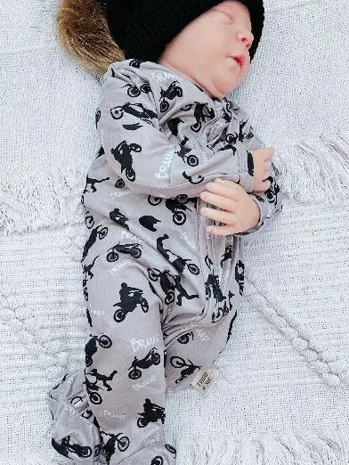dirt bike bamboo jammies