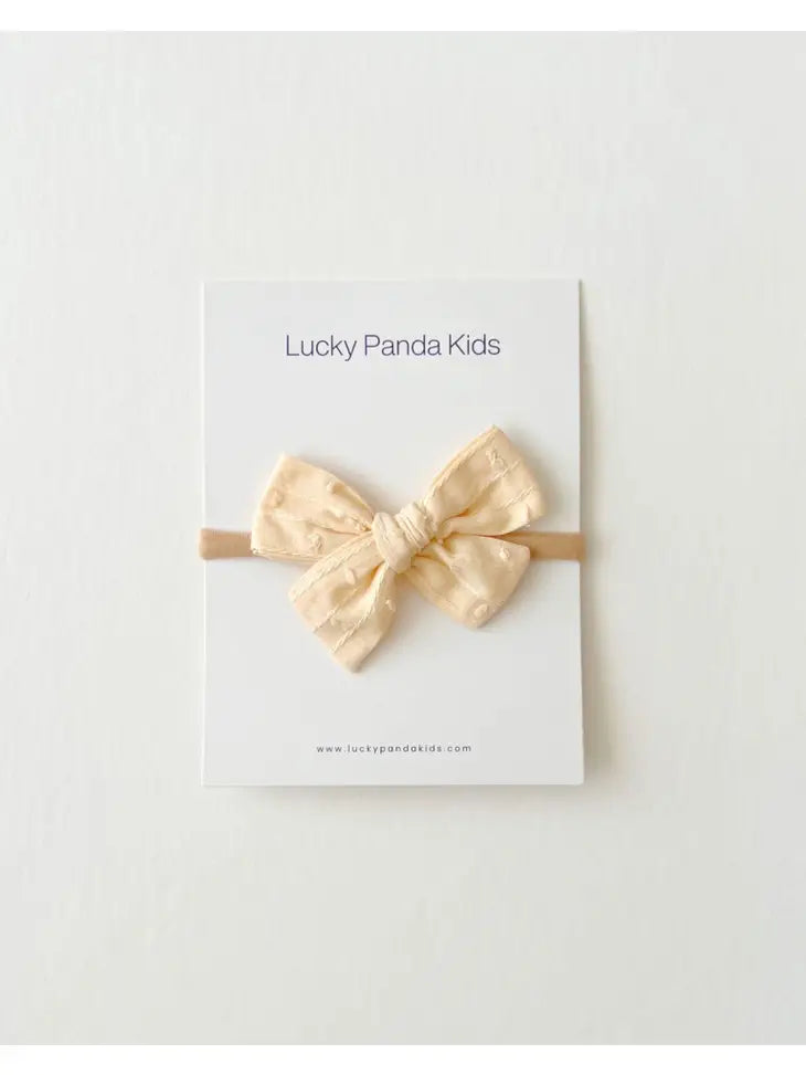 vanilla nylon bow
