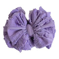 orchid ruffle headwrap
