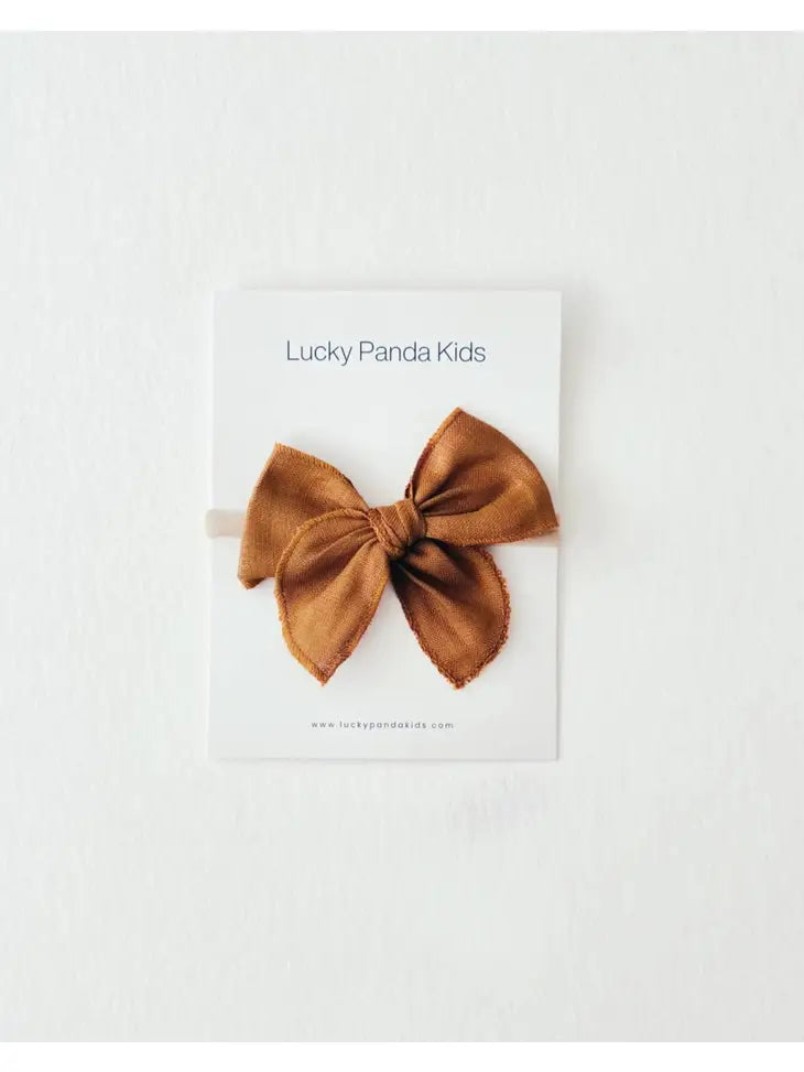 rust nylon bow