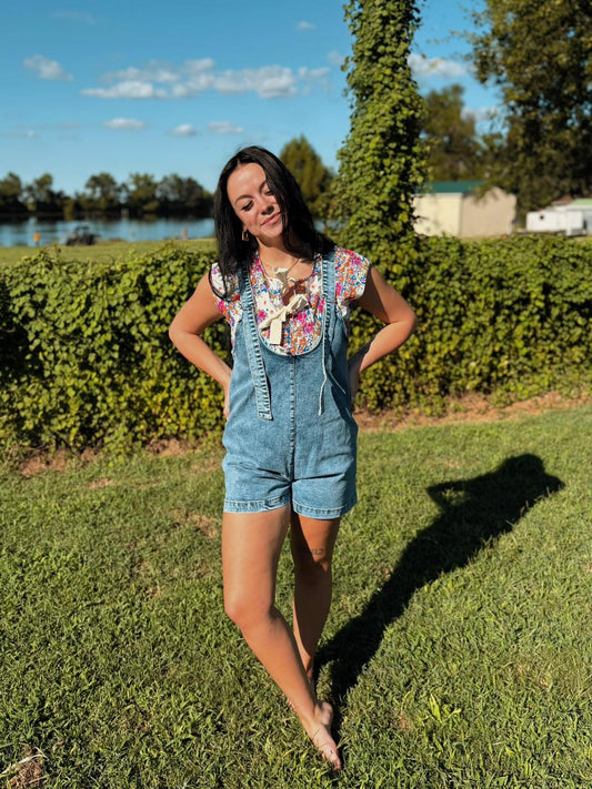 Petal Kiss Tie-Front Top