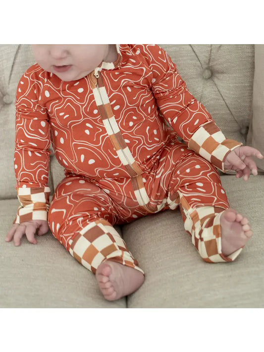 droopy smiley bamboo jammies